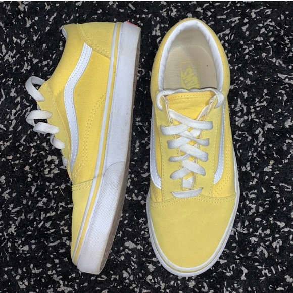 Vans Shoes - Bright golden yellow 💛 Old Skool Vans. Woman's 8/ Kid's 6.5